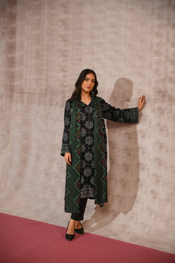 3 Piece - Printed Suit - 42303182-R