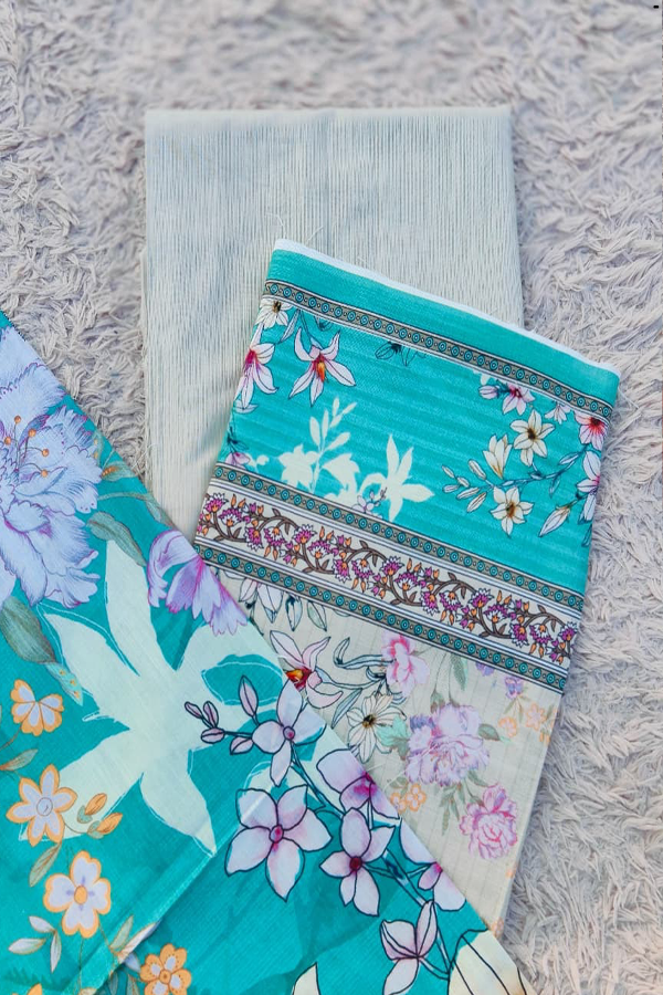 3 Piece Khaddar Printed UnStitched Suit