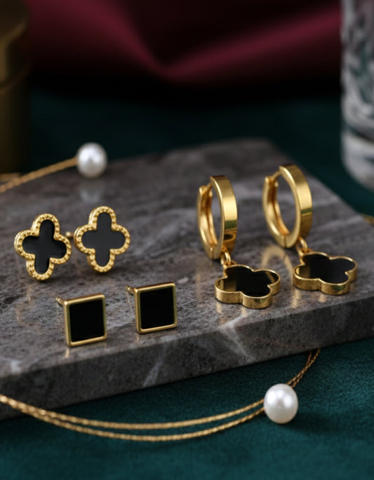 The Premium Stainless Steel & Floral Jewelry Collection